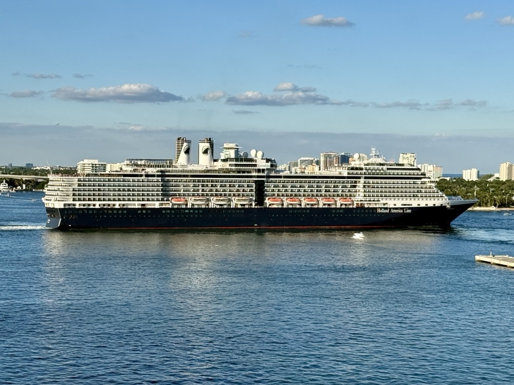 Eurodam at Port Everglades on November 16, 2025
