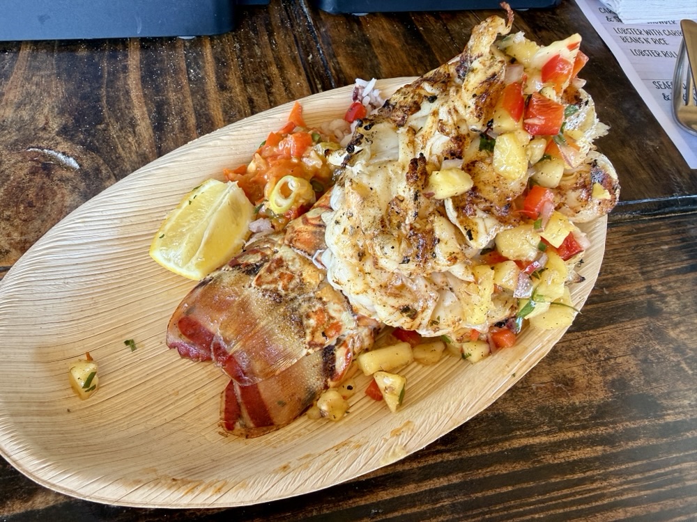 Lobster from Lobster Shack on Half Moon Cay