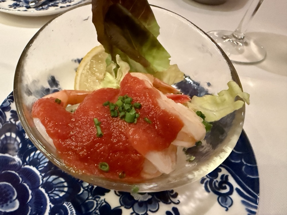 Shrimp cocktail from the MDR on Rotterdam