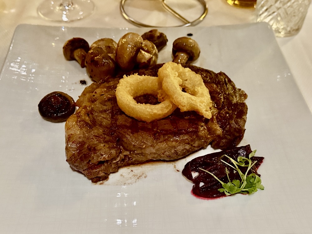 15oz boneless ribeye from Pinnacle Grill on Rotterdam