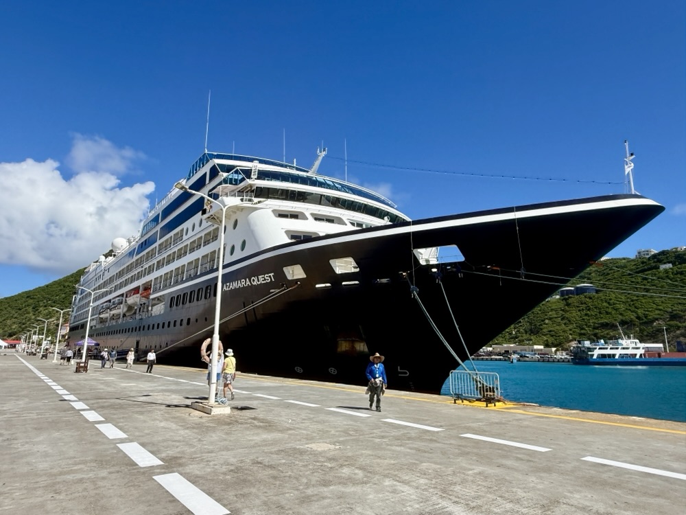 Azamara Quest docked in St. Maarten on November 20, 2025