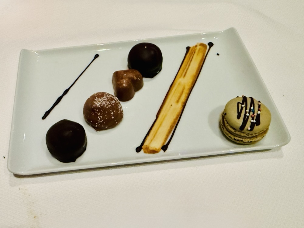 Chocolate pre-dessert from Rudi's Sel de Mer on Rotterdam