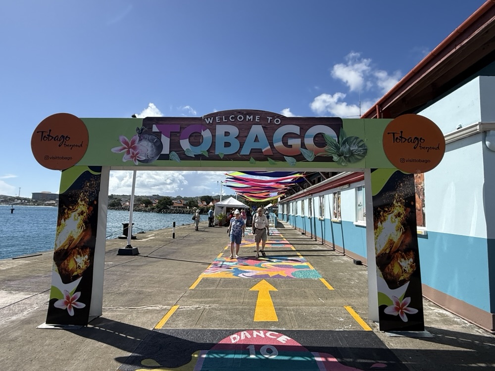 Port of Scarborough in Tobago