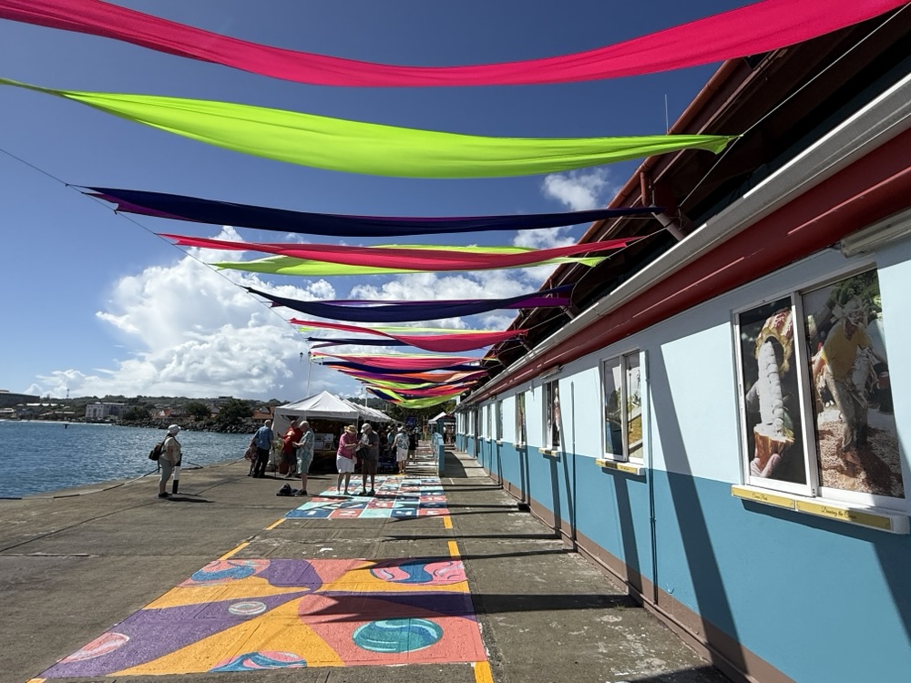 Port of Scarborough in Tobago