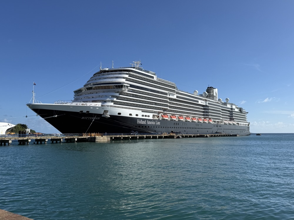Rotterdam docked at the Port of Scarborough in Tobago on November 22, 2025