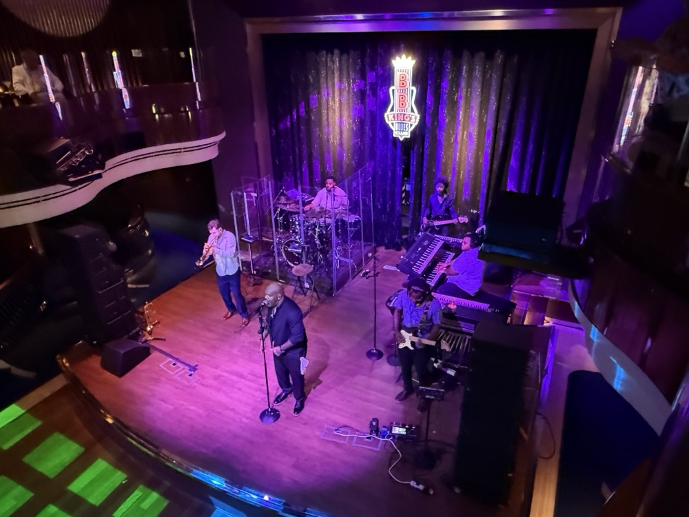 The awesome band in the B. B. King's Blues Club on Rotterdam