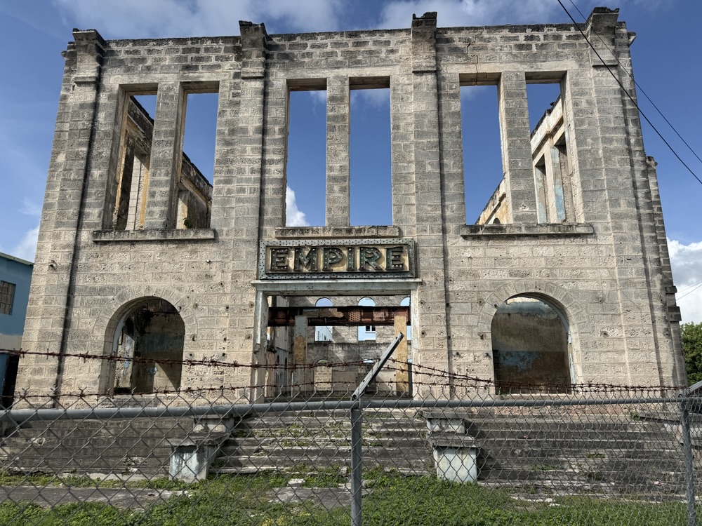 The old Empire Theatre in Bridgetown, Barbados