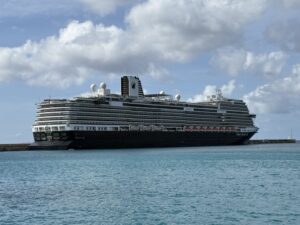 Rotterdam docked in Bridgetown, Barbados on November 23, 2025