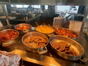 Breakfast offerings from NY Deli and Pizza on Rotterdam