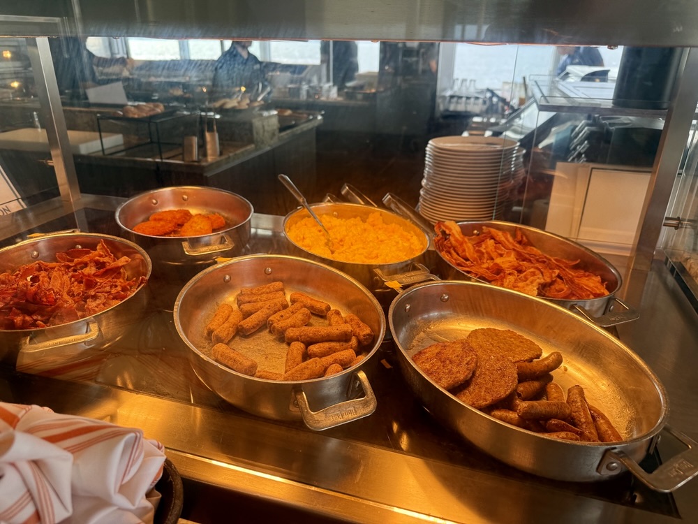 Breakfast offerings from NY Deli and Pizza on Rotterdam