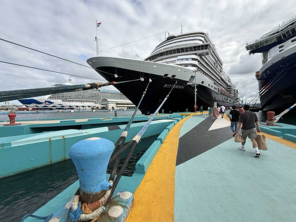 Rotterdam docked in San Juan, Puerto Rico