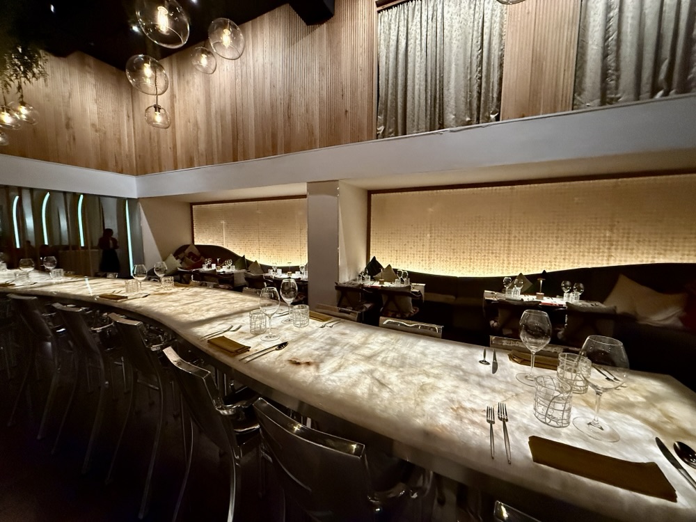 The bar / lounge at Marmalade in Old San Juan