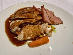 Traditional Thanksgiving dinner from the MDR on Rotterdam