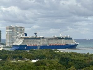 Celebrity Reflection departing Port Everglades on November 28, 2025