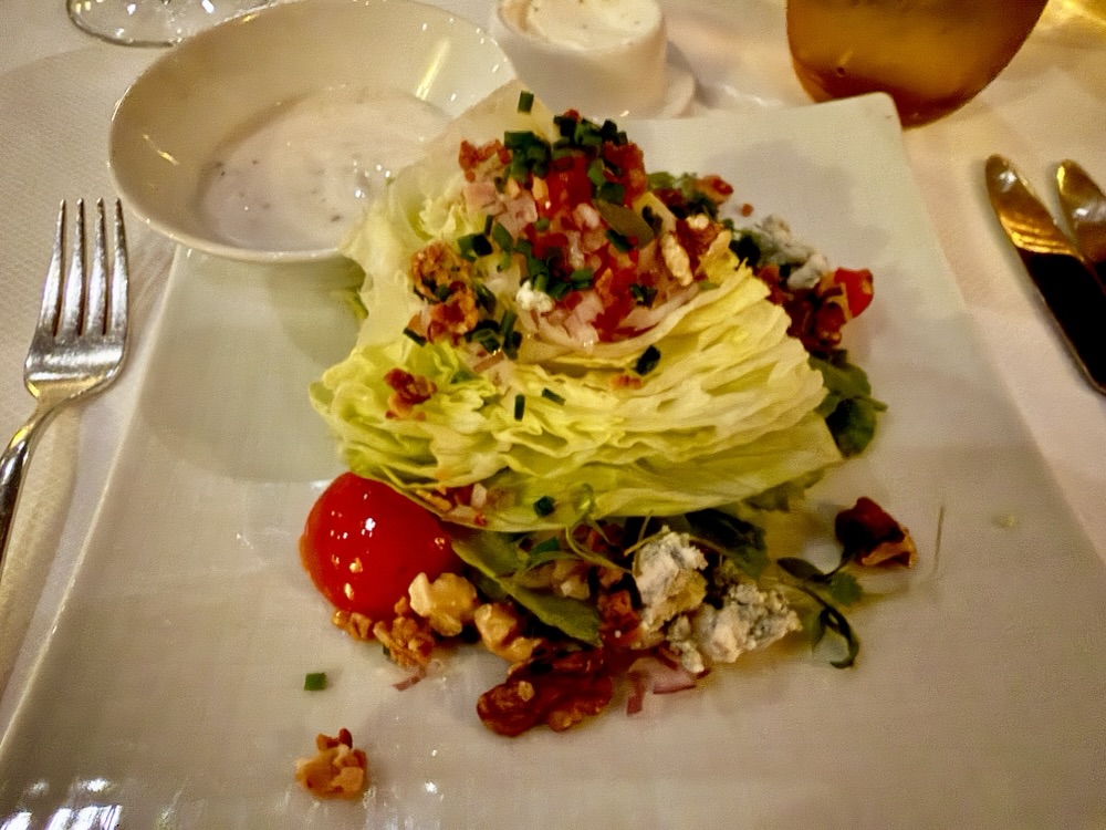 Wedge Salad from Pinnacle Grill on Rotterdam