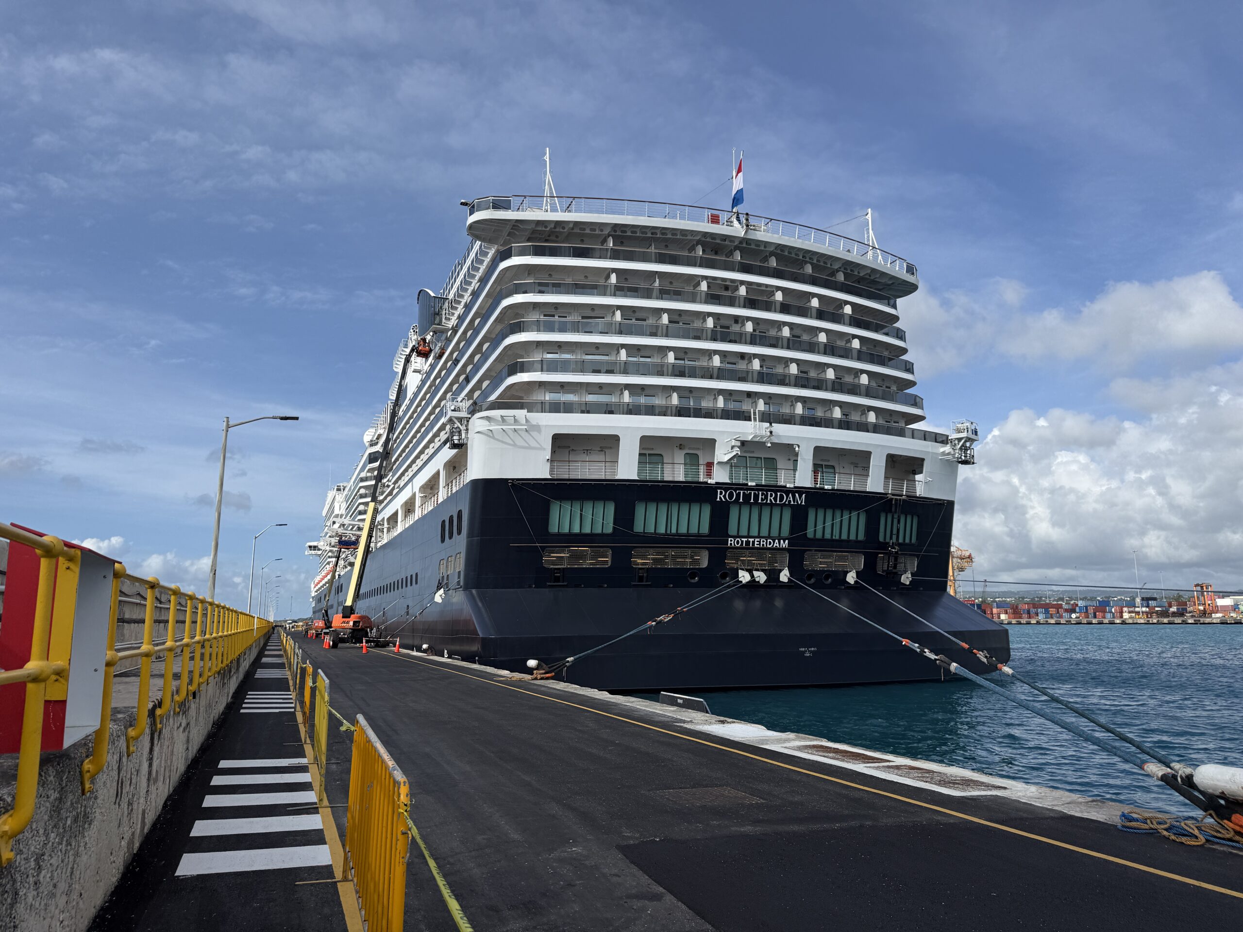 The aft of the Rotterdam