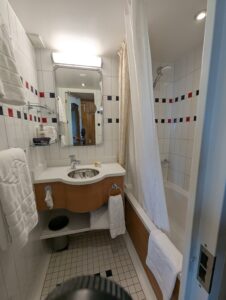 Split Bathroom on the Disney Fantasy