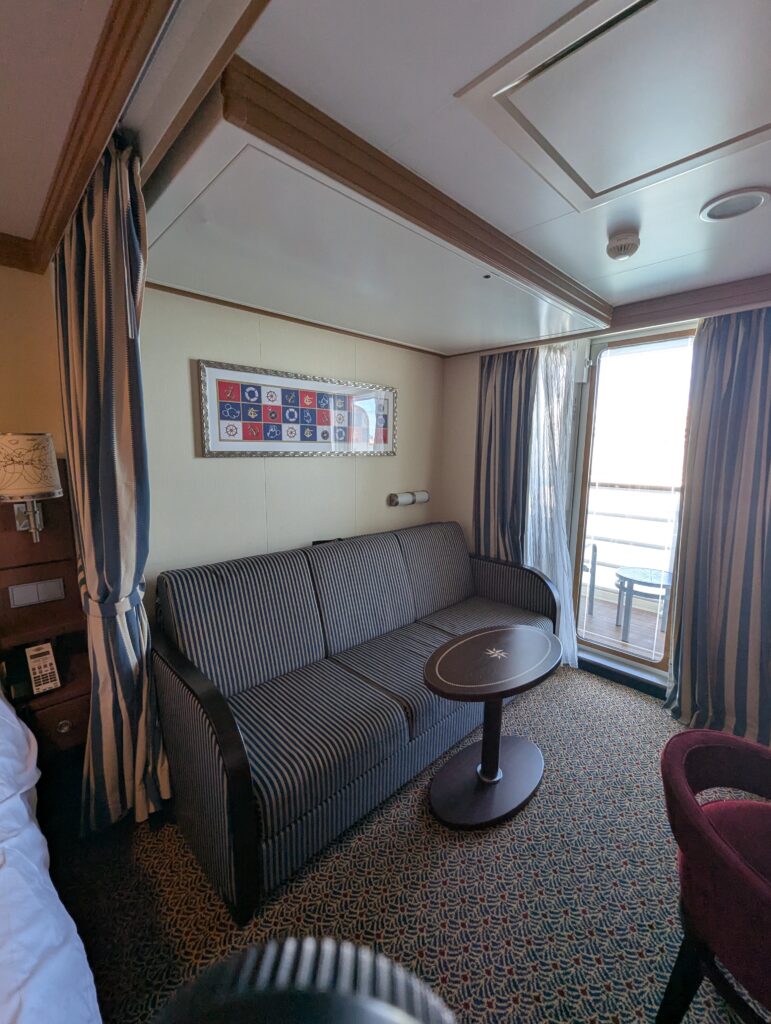 Convertible sofa and upper bunk pull down bed