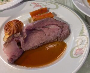 Slow Roasted Prime Rib from Enchanted Garden on the Disney Fantasy