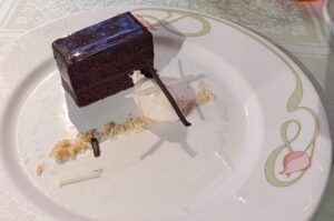 Chocolate Garden Torte from Enchanted Garden on the Disney Fantasy
