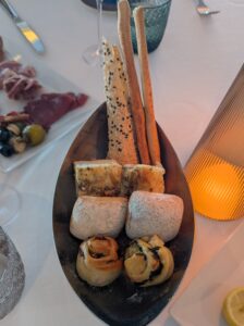 Bread service at Palo on the Disney Fantasy