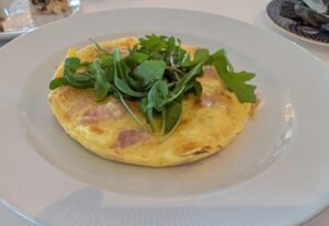 Cheese and Ham Frittata at Palo on the Disney Fantasy