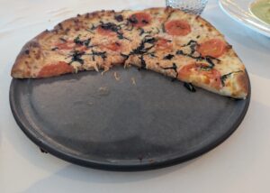 Margherita Pizza at Palo on the Disney Fantasy