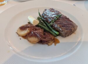 Grilled Sirloin at Palo on the Disney Fantasy