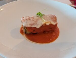 Rollatini Melanzane at Palo on the Disney Fantasy
