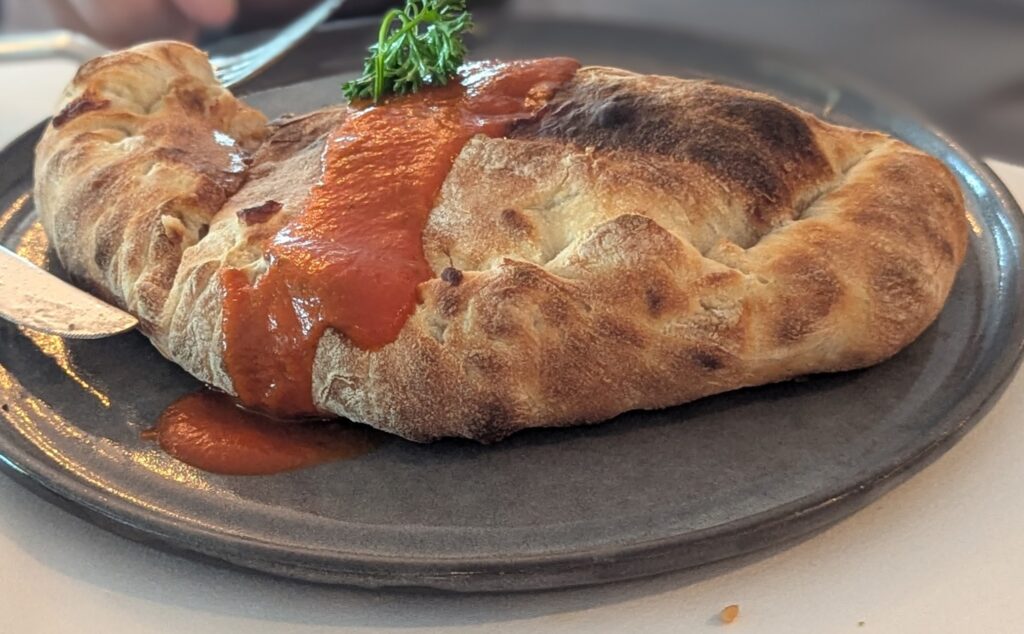 Calzone at Palo on the Disney Fantasy