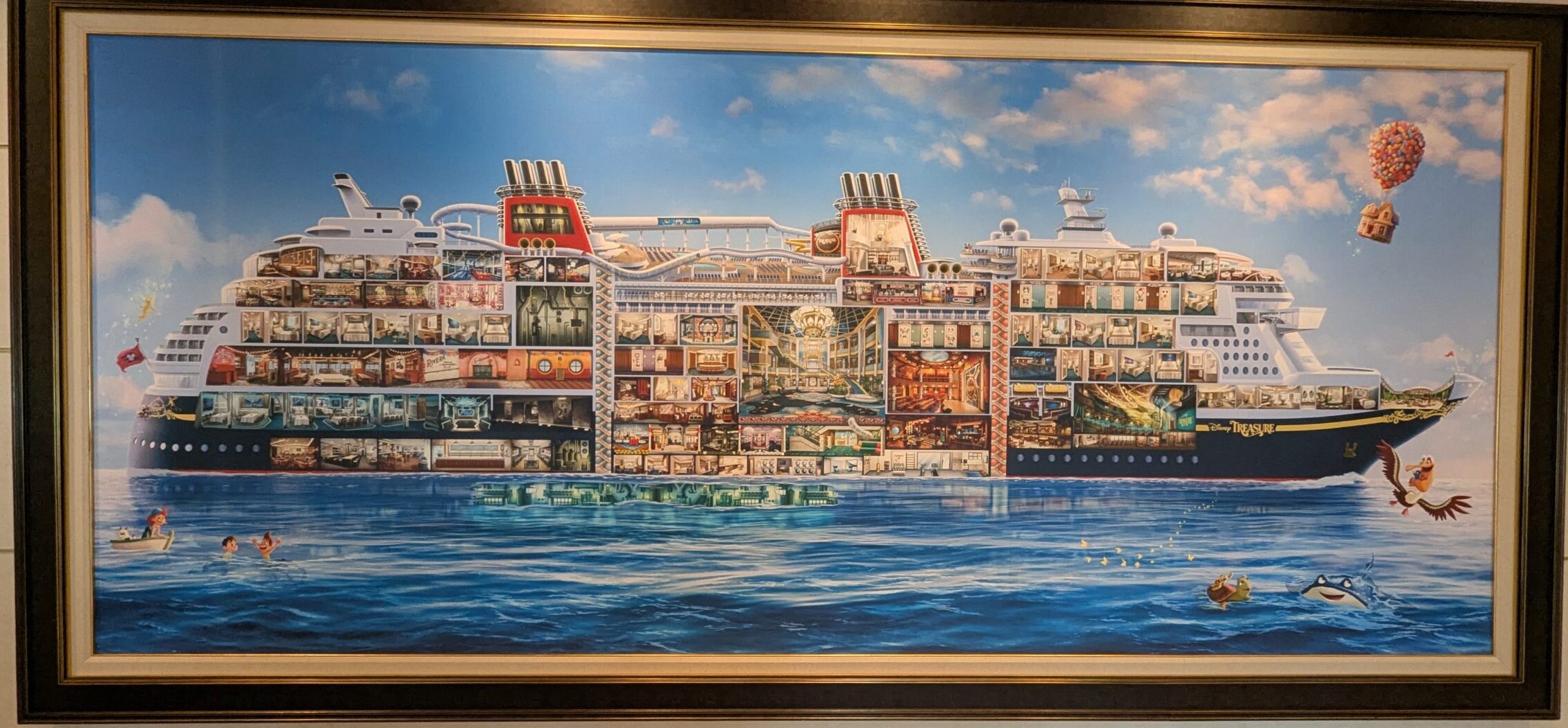 Disney Treasure side view