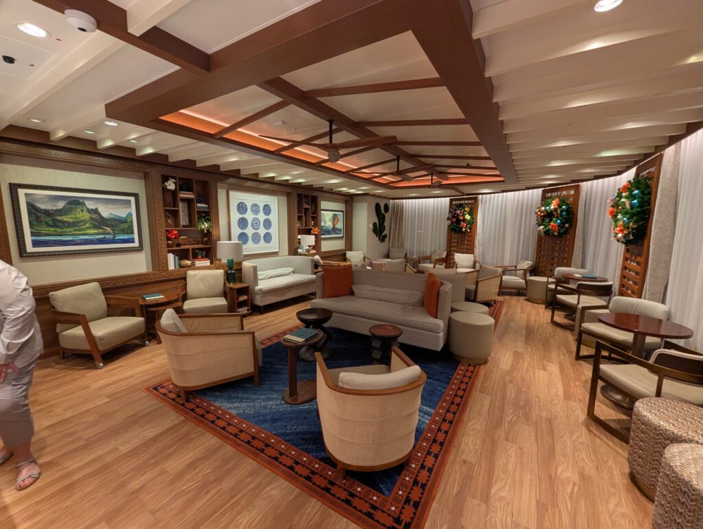 Cove Cafe on the Disney Treasure