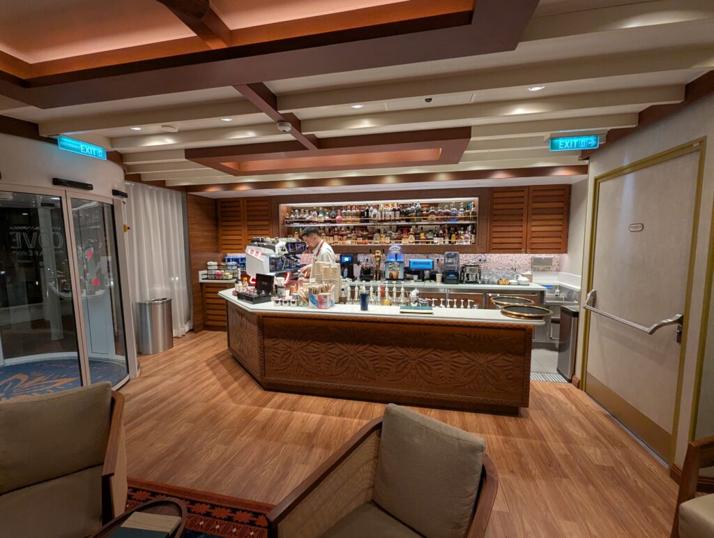 Cove Cafe on the Disney Treasure