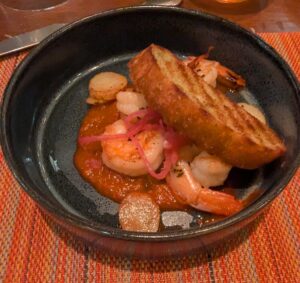 Abuelita Elena's Shrimp Diabla at Plaza de Coco on the Disney Treasure