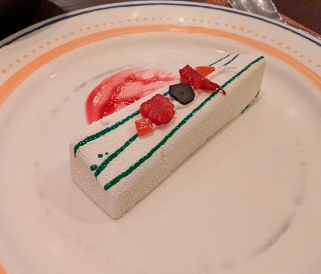 Margarita Lime Cheesecake at Plaza de Coco on the Disney Treasure