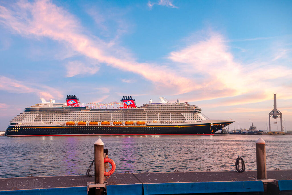 Disney Treasure Port Canaveral Arrival
