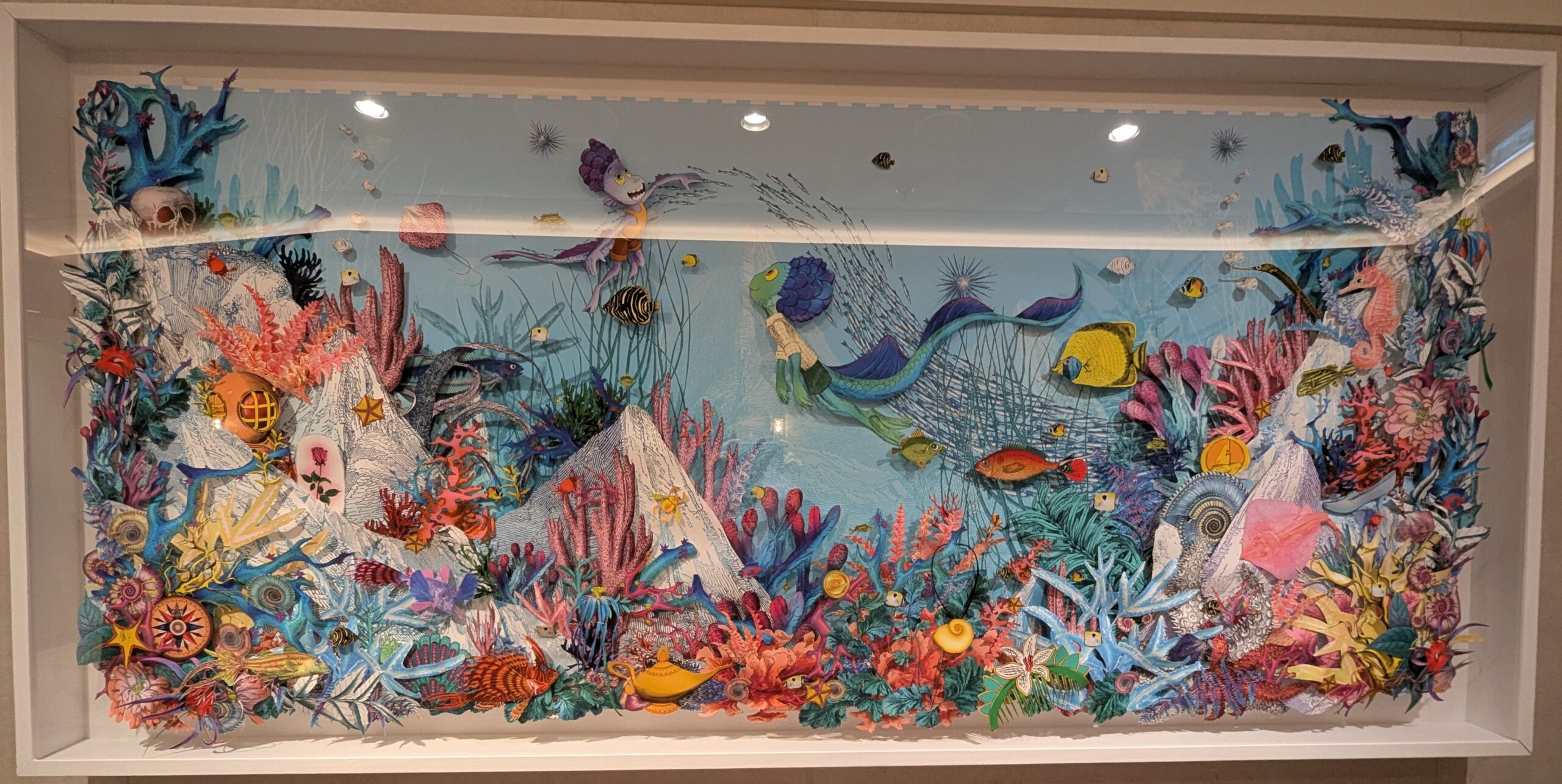 Under the Seas Treasures artwork on the Disney Treasure