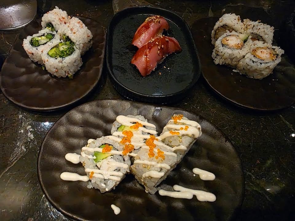 Sushi from Sakura on Explora Journeys