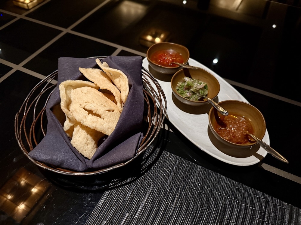 Shrimp crackers from Tamarind on Rotterdam