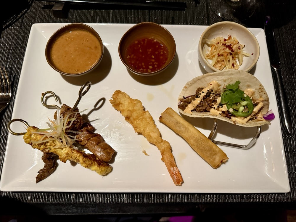 Taste of Tamarind appetizer from Tamarind on Rotterdam