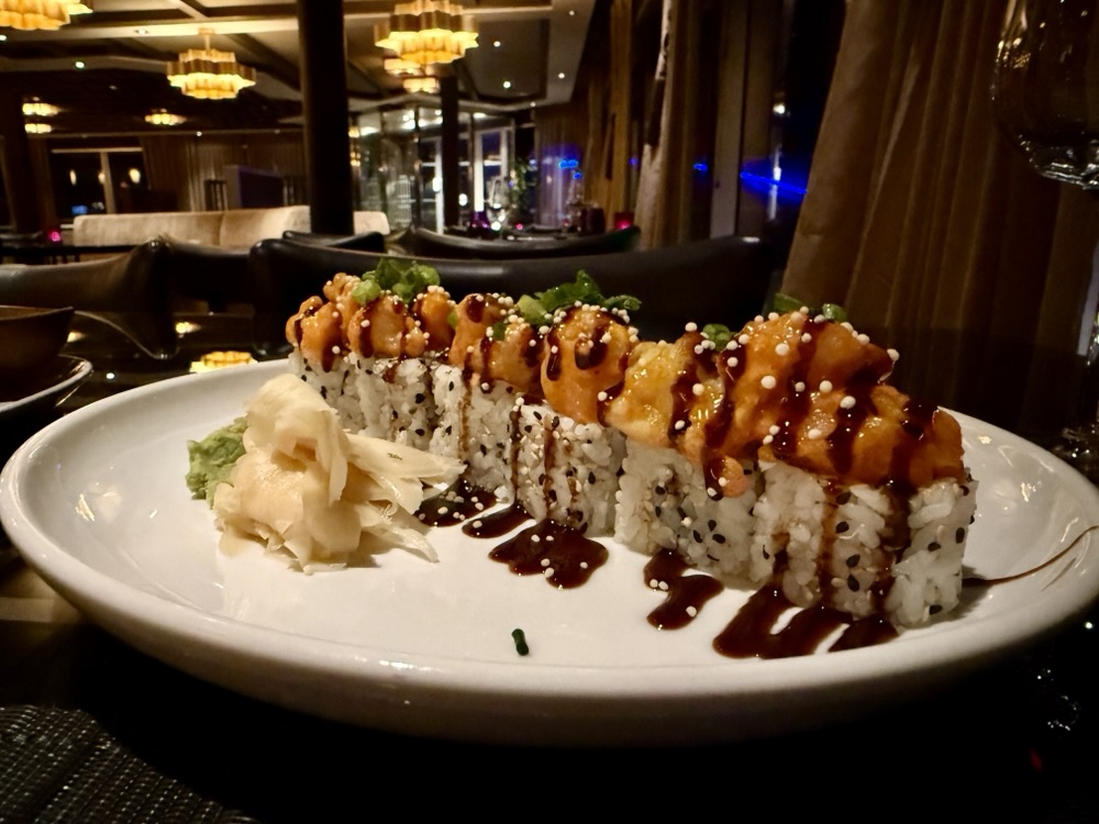 Shrimp tempura roll from Morimoto Sushi on Rotterdam