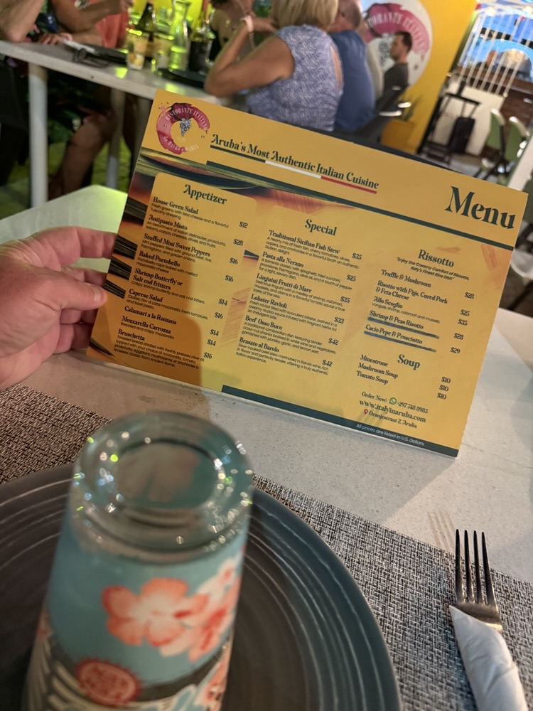 Italy in the World, Aruba