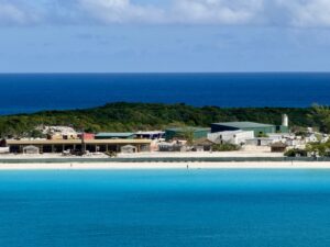 Construction at Half Moon Cay on December 6, 2025