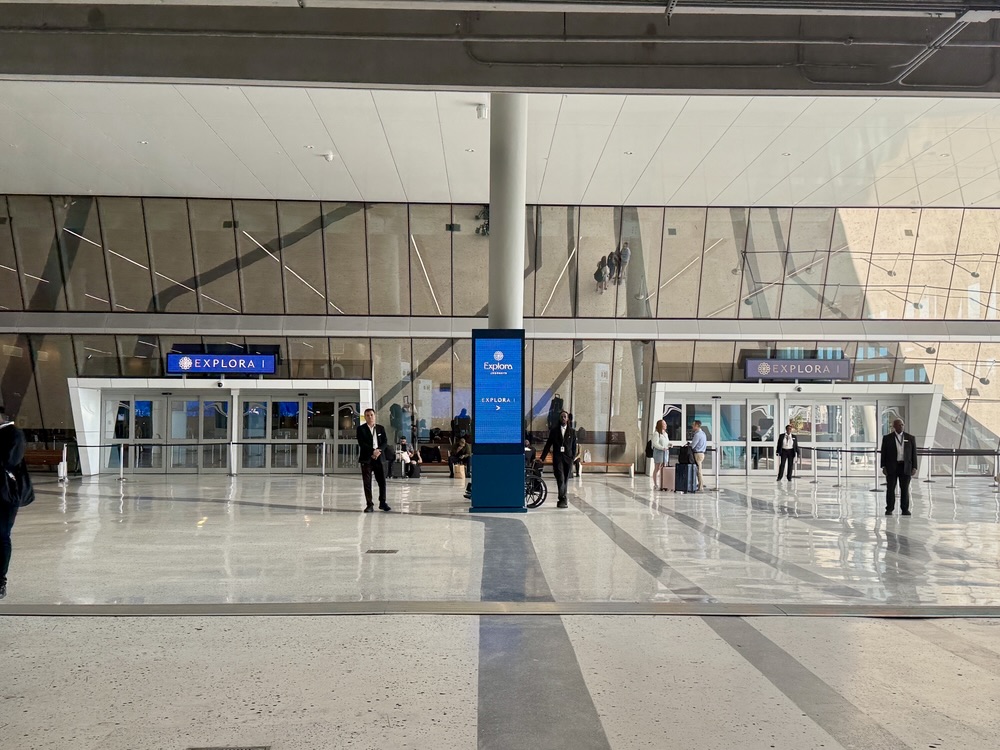 Entrance to MSC's Miami terminal