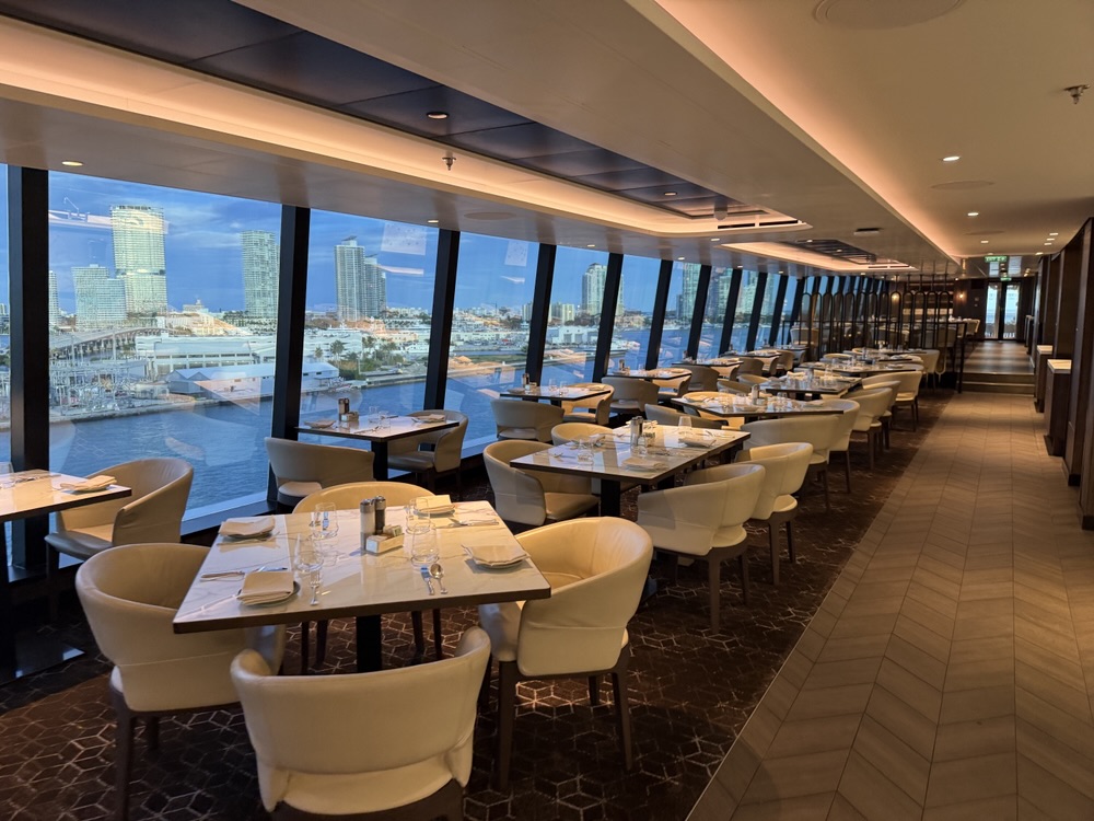 Seating at the Emporium Marketplace on Explora I