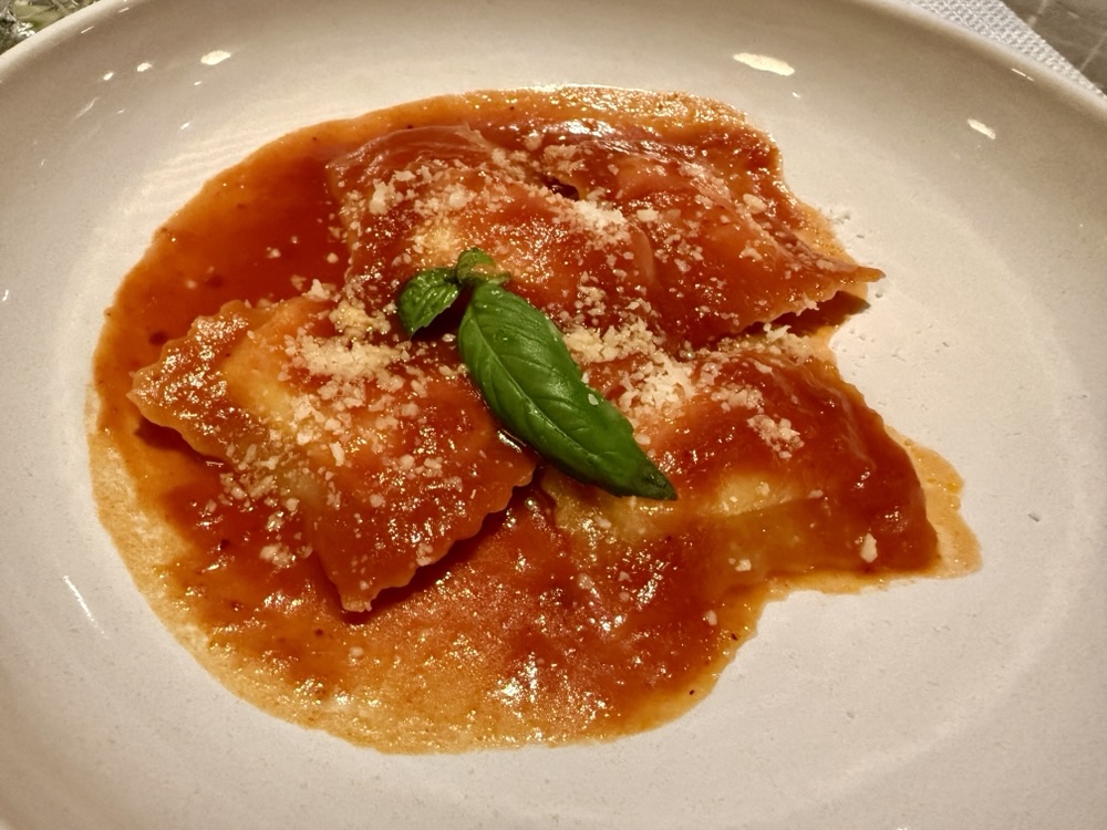 Ravioli from Med Yacht Club on Explora I