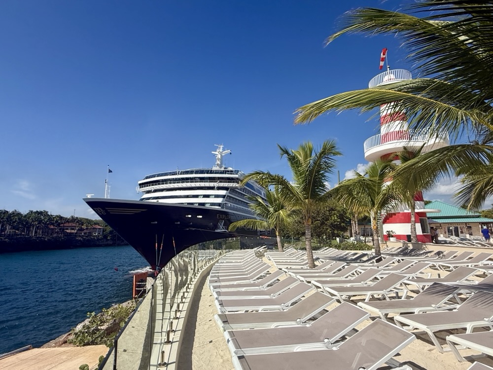 Explora I docked at La Romana on December 15, 2025