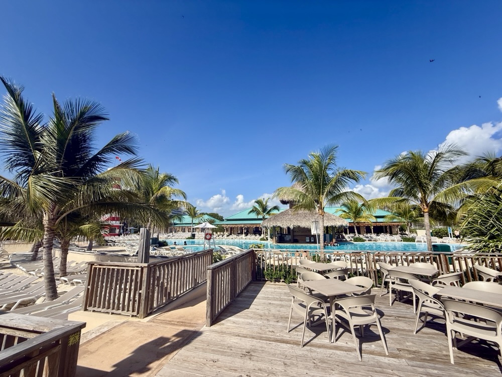 The pool at La Romana Cruise Port in the DR