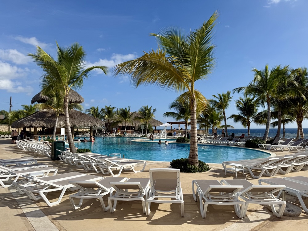 The pool at La Romana Cruise Port in the DR