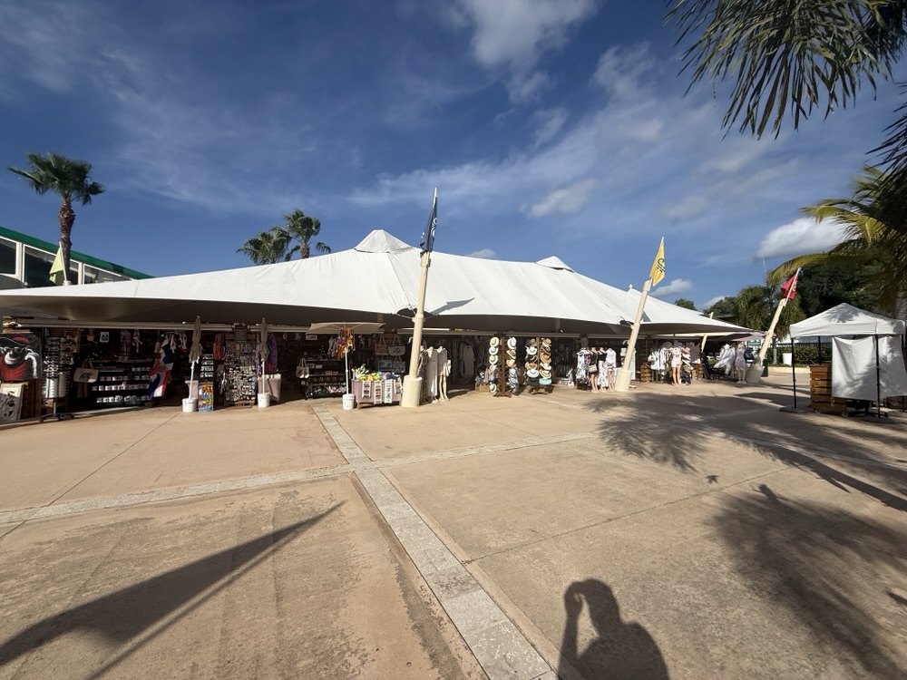 Shops at the La Romana Cruise Port in Dominican Republic